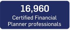 16,960 Certified Financial Planner professionals